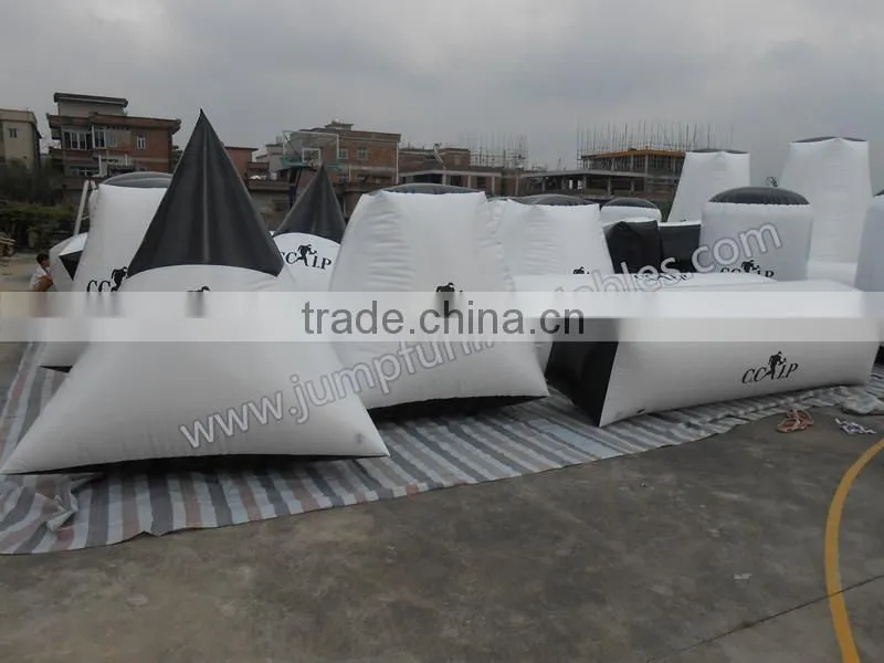 inflatable cylinder bunker/inflatable barrier bunker/inflatable paintball obstacle