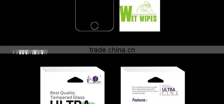 Customized Titanium-aluminium Alloy Border Tempered Glass Screen Protector for Iphone 4/4S