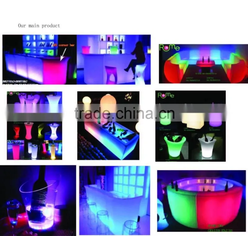 led furniture sofa/ mobilier lumineux /color changing LED furniture