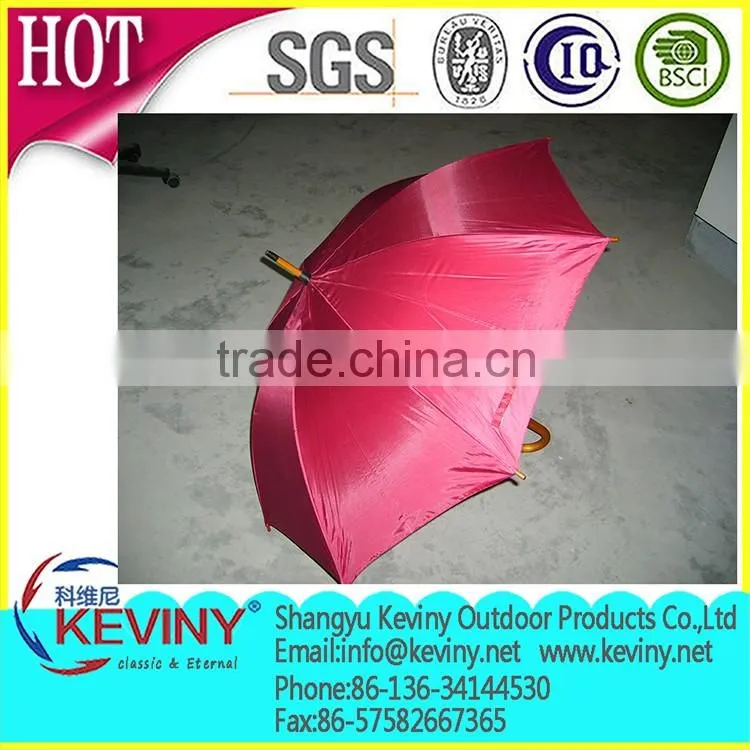 straight umbrella wood frame umbrella auto open parasol produce by chinease parapuie manufacturer