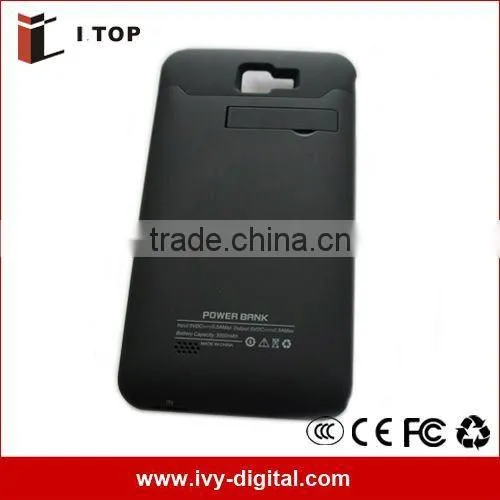 SE002-1 3000mAh Rechargeable Battery Case Power For Samsung Galaxy Note i9220 GT-N7000 Red/White/Black