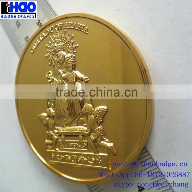 High quality custom metal game token coin,Embossing Metal Logo Coin