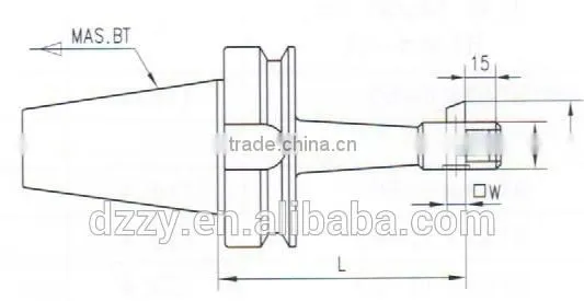 straight mounting square bite boring arbors