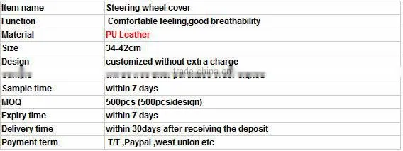 The four seasons using high quality flocking steering wheel covers