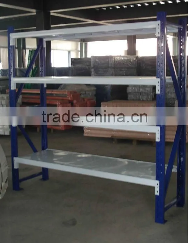Medium heavy duty storage rack with layer panel