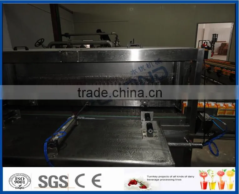 PET bottle pasteurizing and cooling tunnel