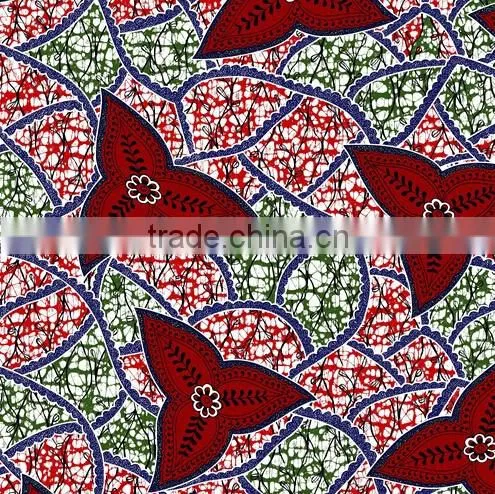 100% Cotton african wax fabric