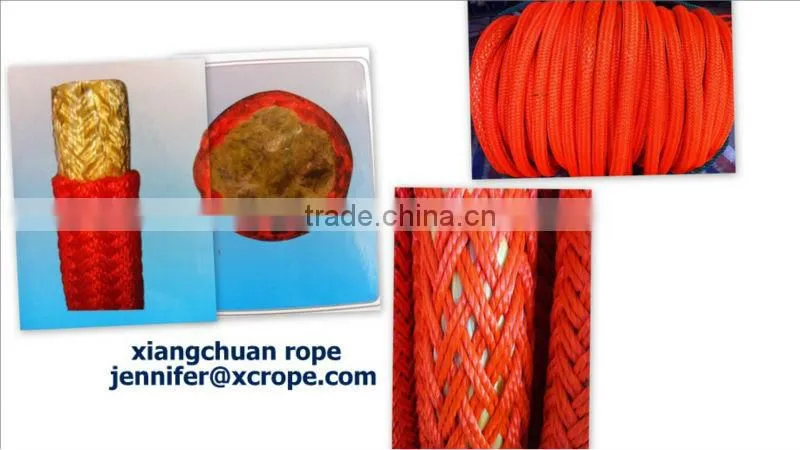High Moleculab Weight Polyethylene Fiber Coated Ropes