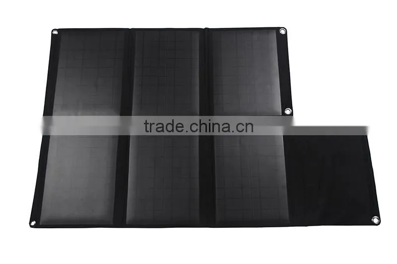 portable & foldable 60W flexible solar panel for Ipad, Laptop, macbook, phones, ereader, PSP