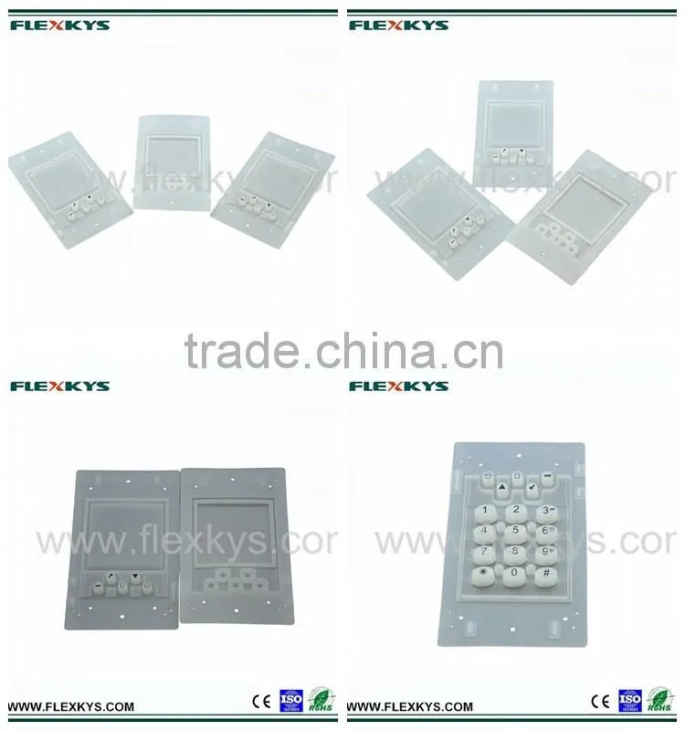 Silicone rubber keypads manufacturer for TV remote control