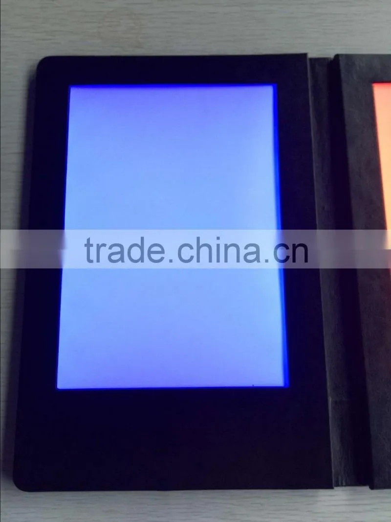 new design blue/red lighting panels led menu holder