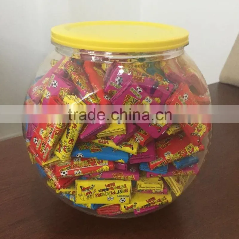Gourmet Food Fruit Chewing Gum, Center Filled Bubble Gum with Jam