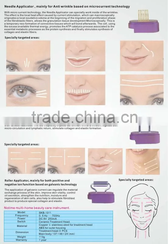 galvanic ion facial nourishing home facial equipment spot removal machine