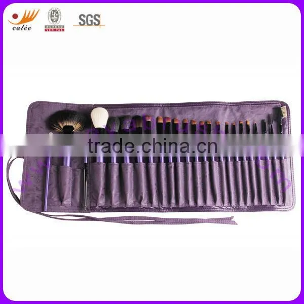 24pcs Makeup/Cosmetic Brush Set with Wooden Handle