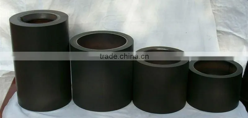 4 inch NBR EPDM rice husk rubber roll.