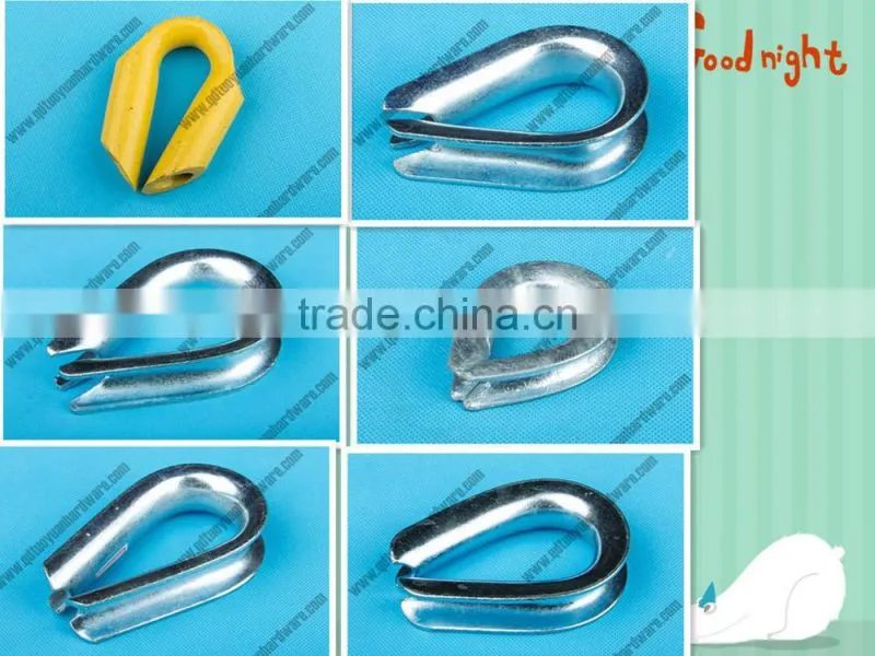 US type standard heavy duty wire rope thimble