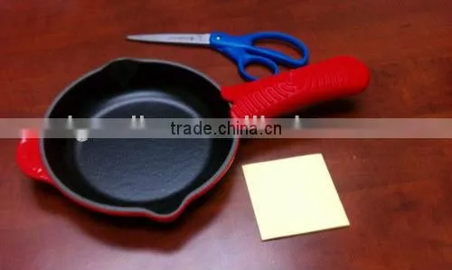 silicone heat resistant fry pan handle sleeve