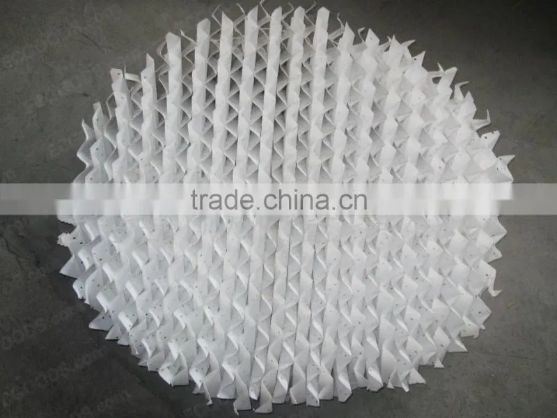 plastic structure packing as liquid's discharge