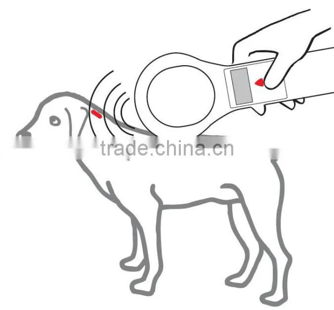 TPU UHF RFID Animal Ear Tag For Cattle Sheep Rabbit Tracking