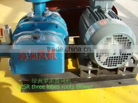 roots blowers used in trating wastewater tri lobe cement transporting pump roots type aeration blower