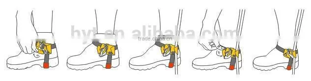 Anpen A13-R CE Approved Light Weight Climbng Foot Ascender(Right)