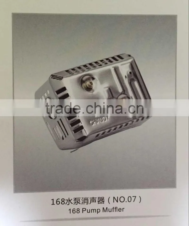 High quality 168 Gasoline Pump Muffler No.7