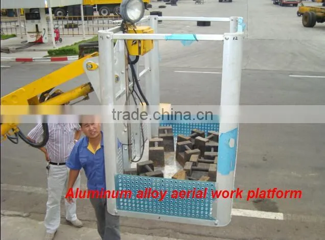 Aluminum alloy aerial work platform Lighter than steel and iron