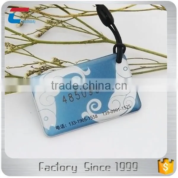 Rewritable Passive Epoxy Waterproof Rfid Smart Key Fob Tag Mini Key Card