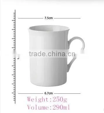 White customerize logo mugs