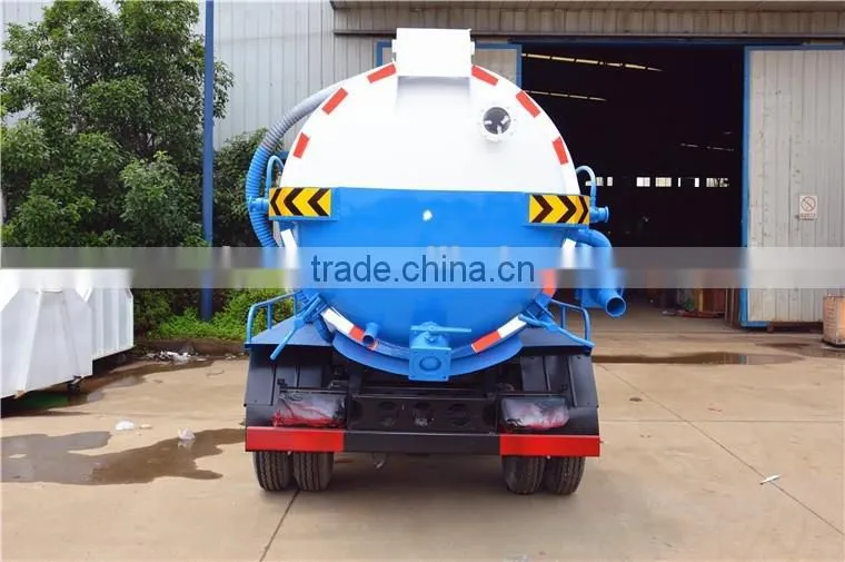 dongfeng 4 cubic meter mini sewage tanker truck for sale