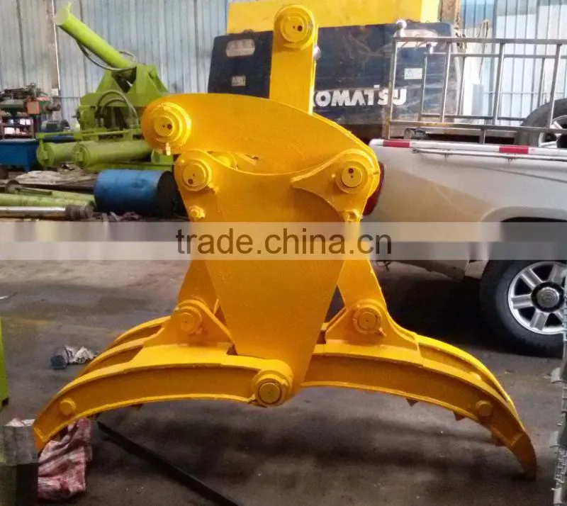 Excavator scrap grab