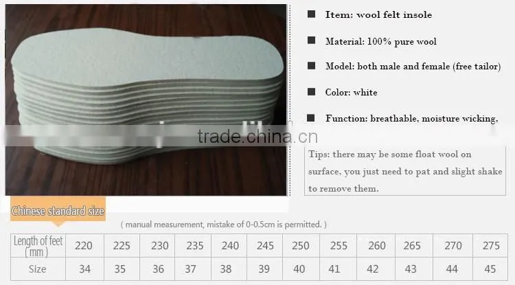 health care deodorant felt shoe-pad