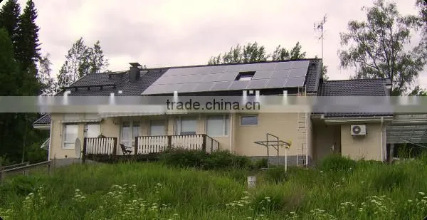Easy installation away from water leaking/rooftop solar panel mounting system