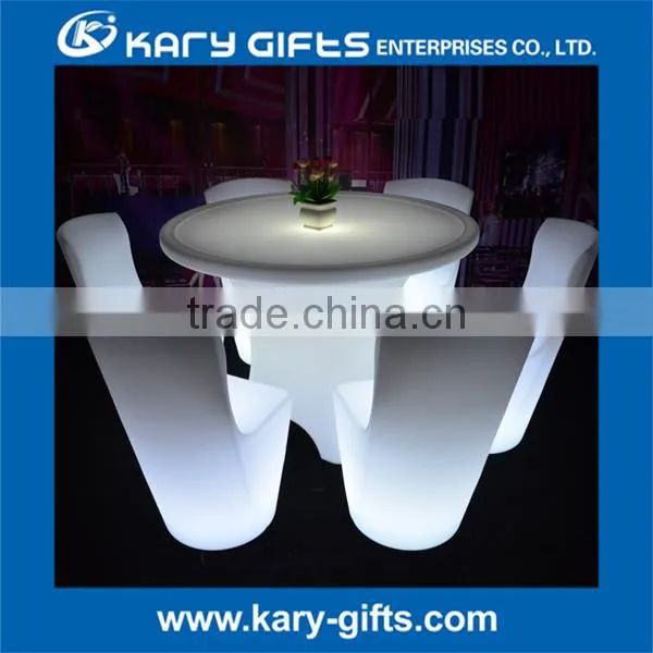 EVENT RECEPTION TABLE ROUND CATERING TABLES WITH LIGHT
