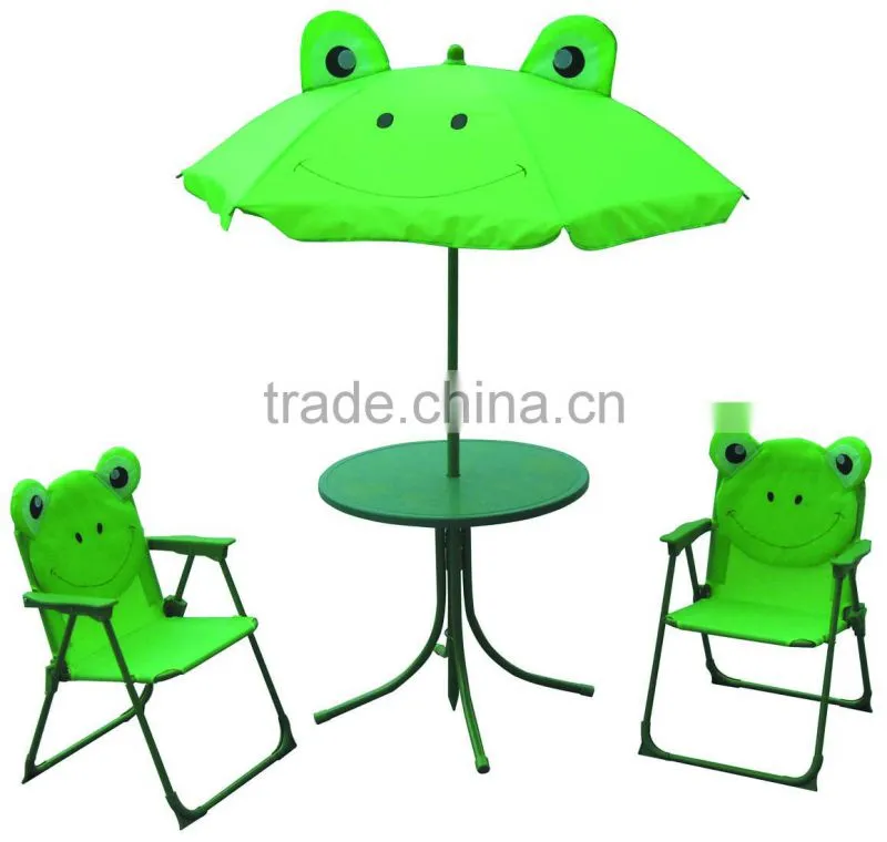 Hot selling kids folding table and chair sets for campling