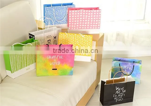 Q1111 Large capacity portable cute cartoon gift bag