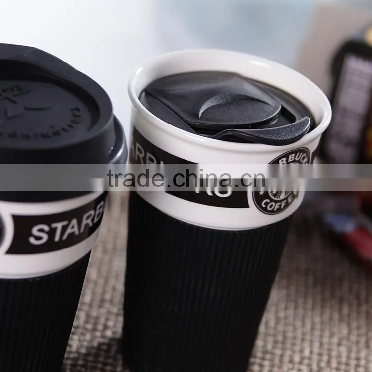 ceramic coffee mug silicon , single Wall Tea Infusion Tumbler,travel coffee mug