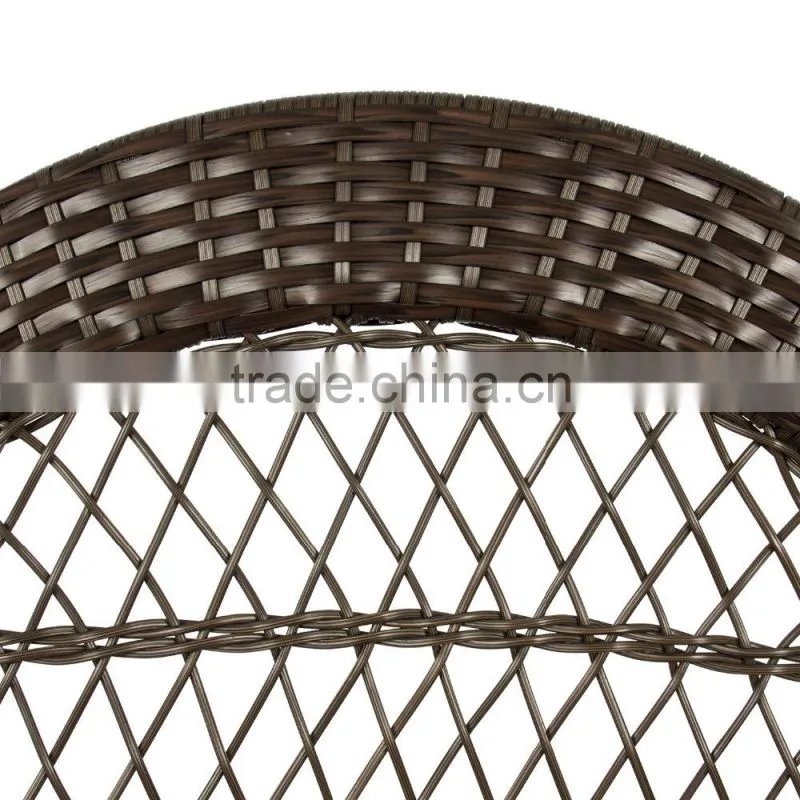Wicker Rocking Chair Patio All Weather Proof with Cushions