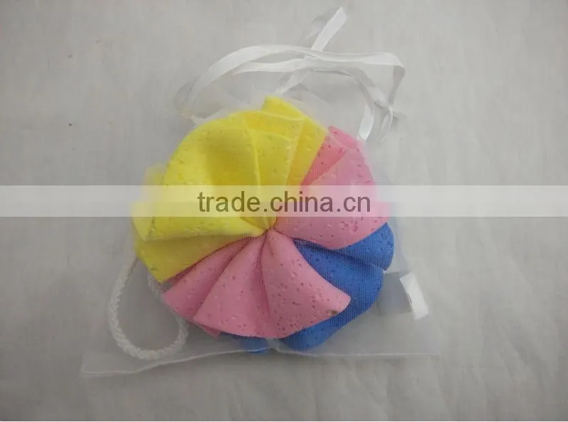 PVA Flower Shaped Bath Sponge
