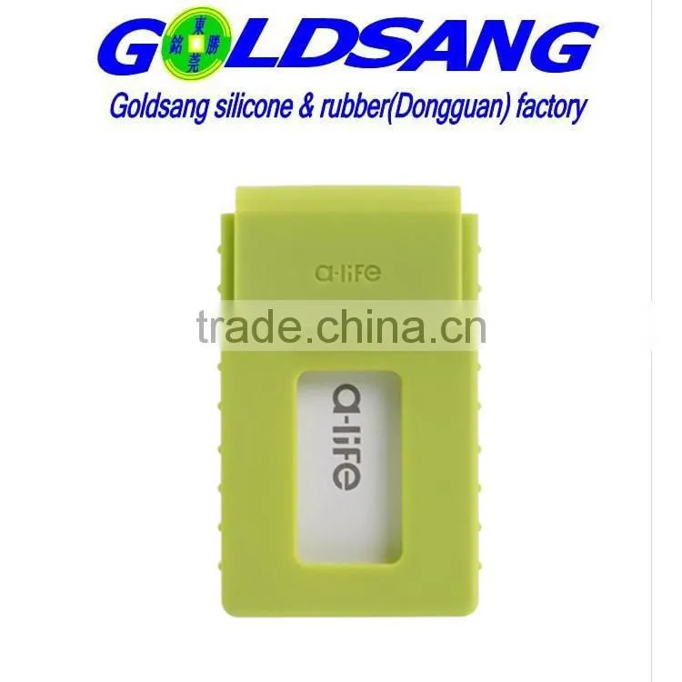 Custom Make Colorful Silicone Business Card Holder