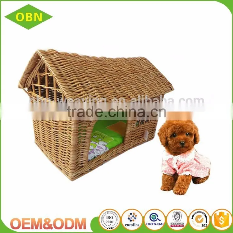 Natural eco friendly woven pet house for dog