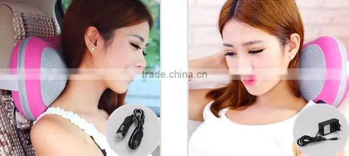 2015 hot sale peanut shape neck knead massager Electric Kneading Pillow Massager Infrared Heating Neck Hot Pillow Massager