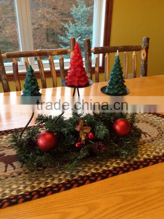Christmas tree candles 100% beeswax