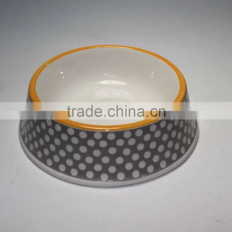 Hungry Paw-Print Pet Bowl, Bunny, Colors Vary