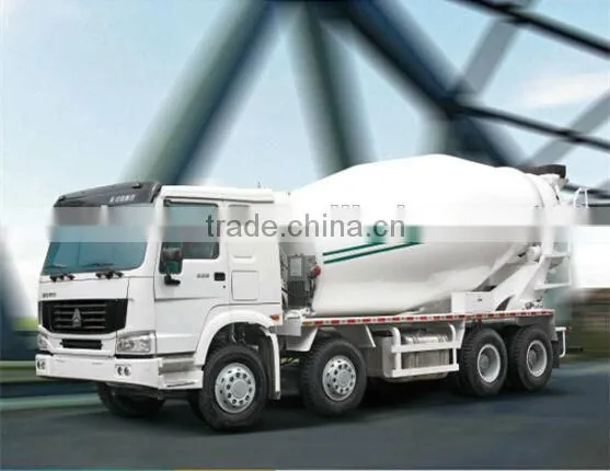 SINOTRUK HOWO concrete mixer truck 8x4 / mixer lorry for export