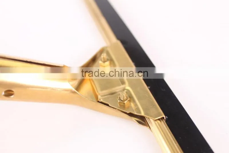 Brass window squeegee wiper