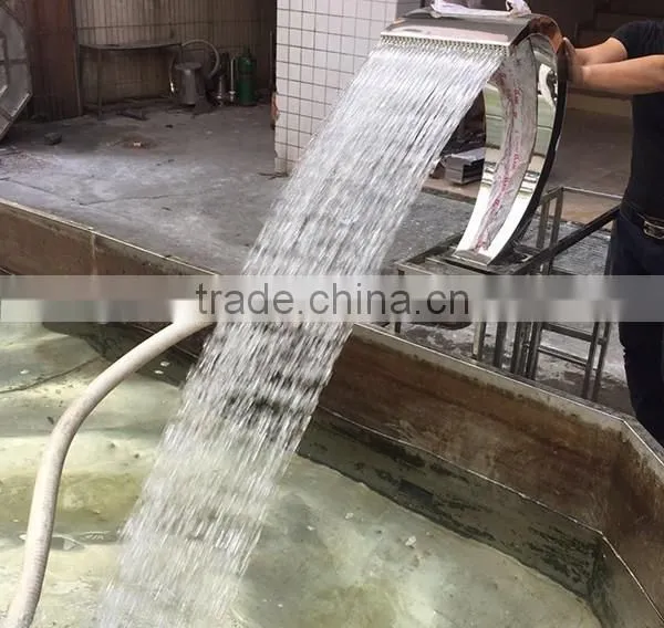 Stainless steel 316/304 bali water feature swimming pool fountain water shower curtain
