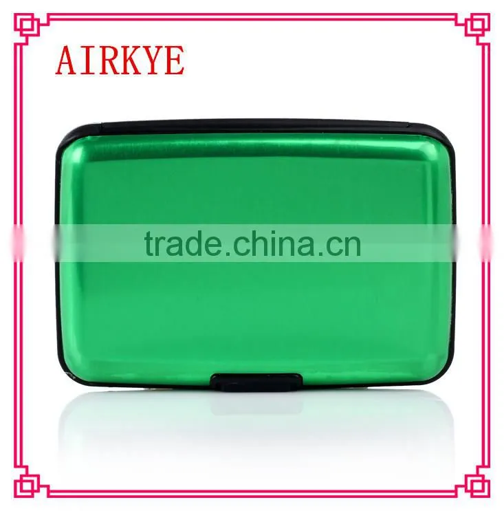 Wonder Colorful Business New Aluminum ID Credit Card Wallet Case Holder Metal