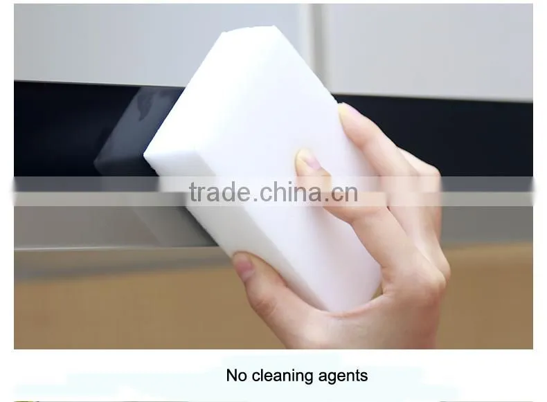 white cleaning eraser foam sponge of melamine foam