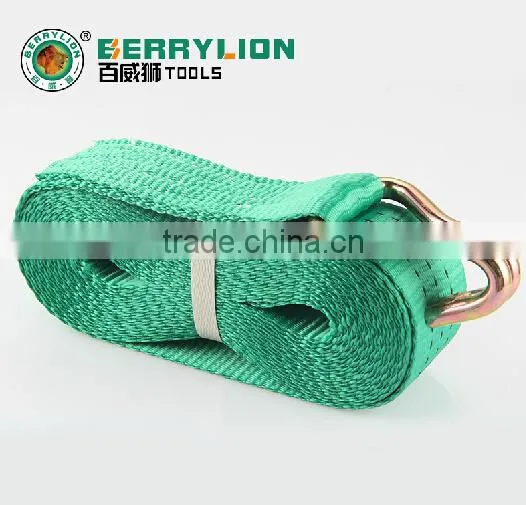 Berrylion tools polyester car lashing belt for 3T cargo